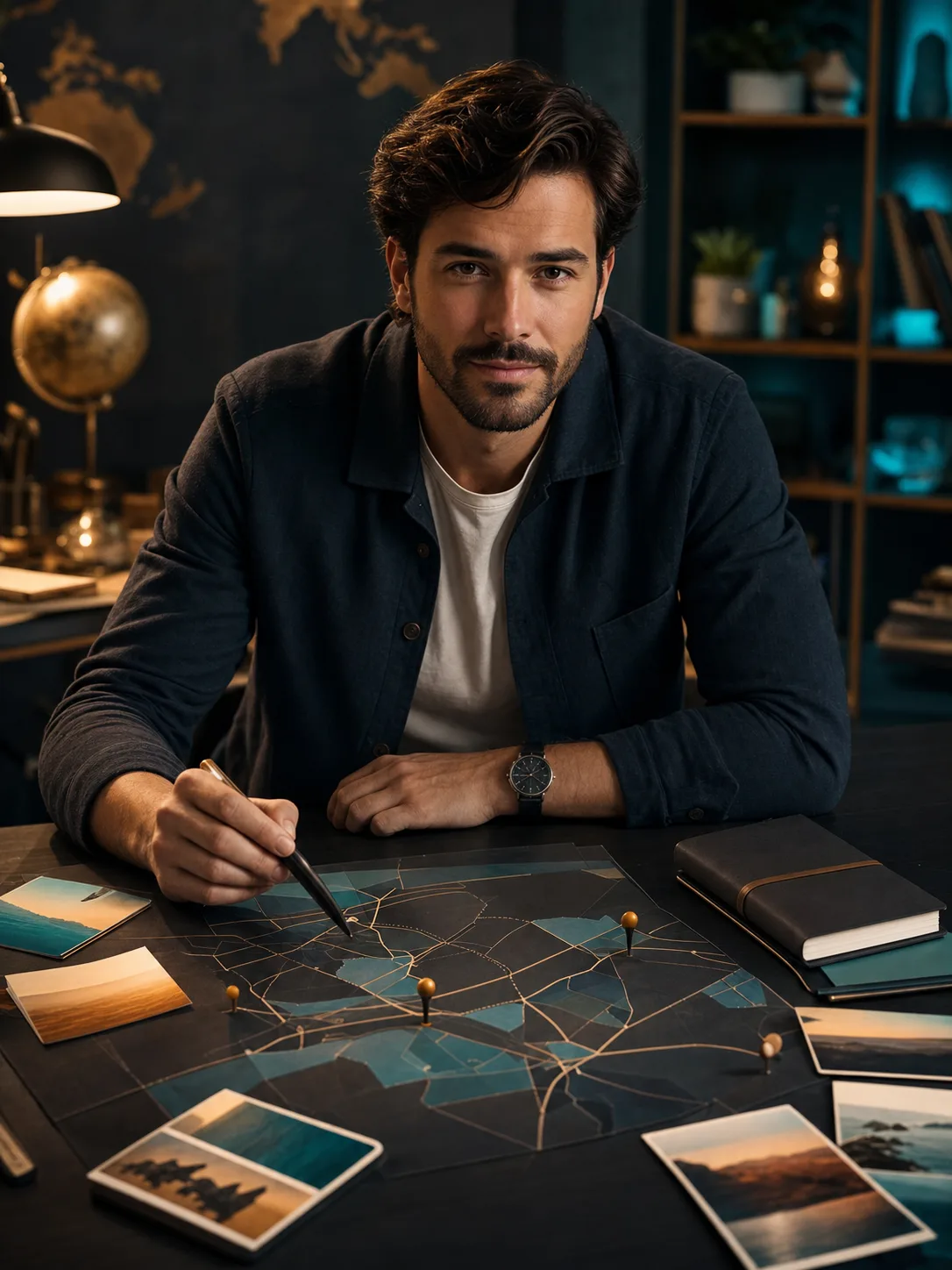 Mateo Atlas, the Plan & Itinerary planner, organizing a reviewed trip plan.
